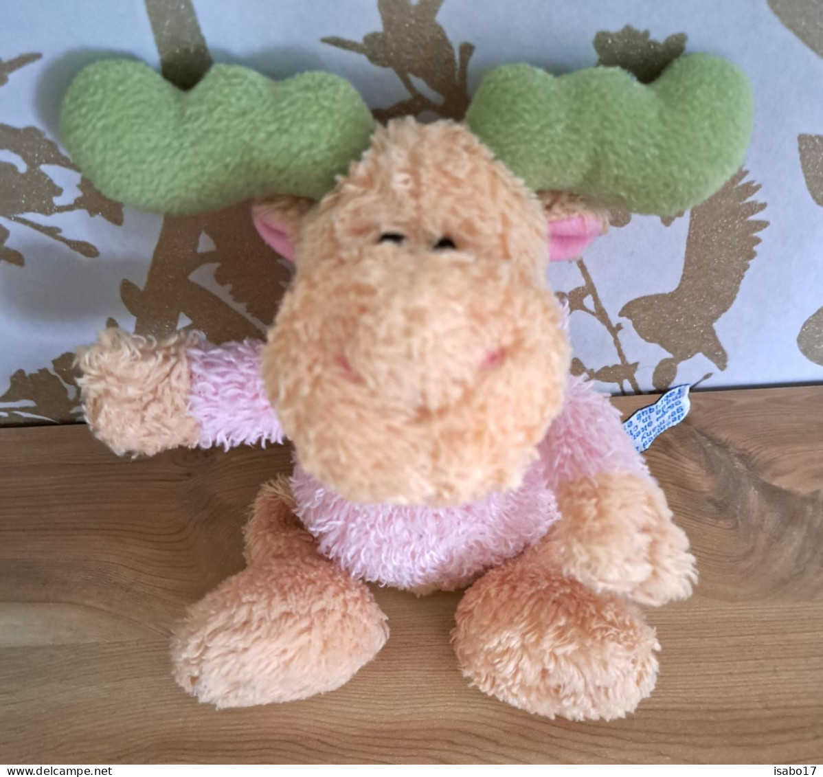 NICI Elch Rosa Liegend - Cuddly Toys