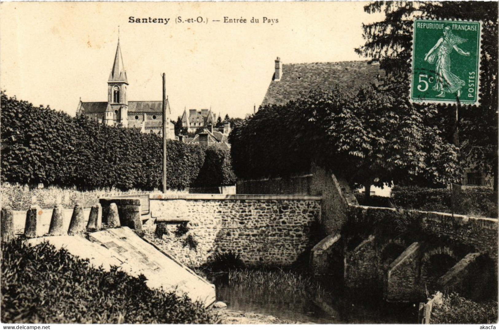 CPA Santeny Entree Du Pays FRANCE (1339687) - Santeny