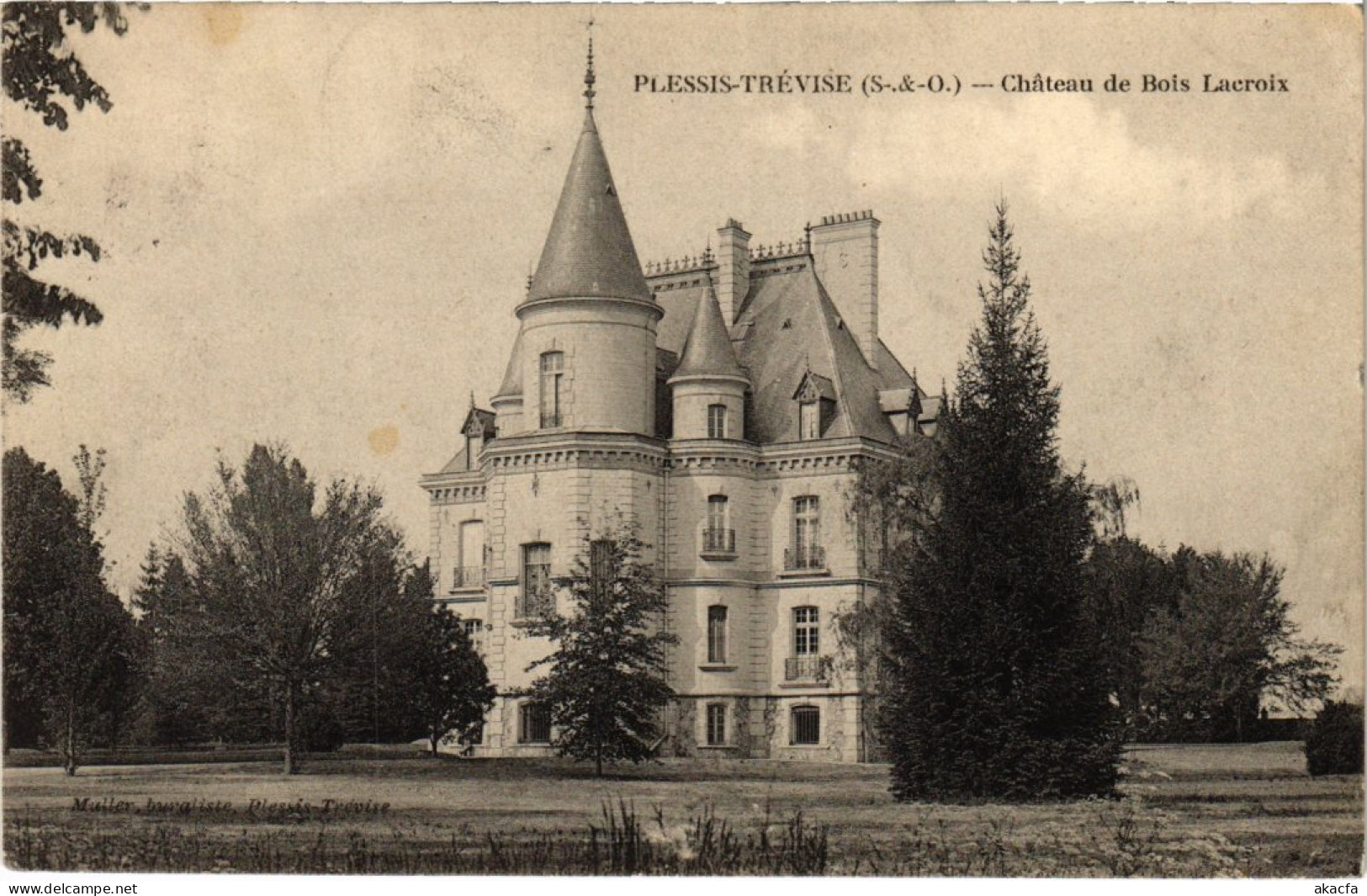 CPA Plessis-Trevise Chateau De Bois-Lacroix FRANCE (1370004) - Le Plessis Trevise