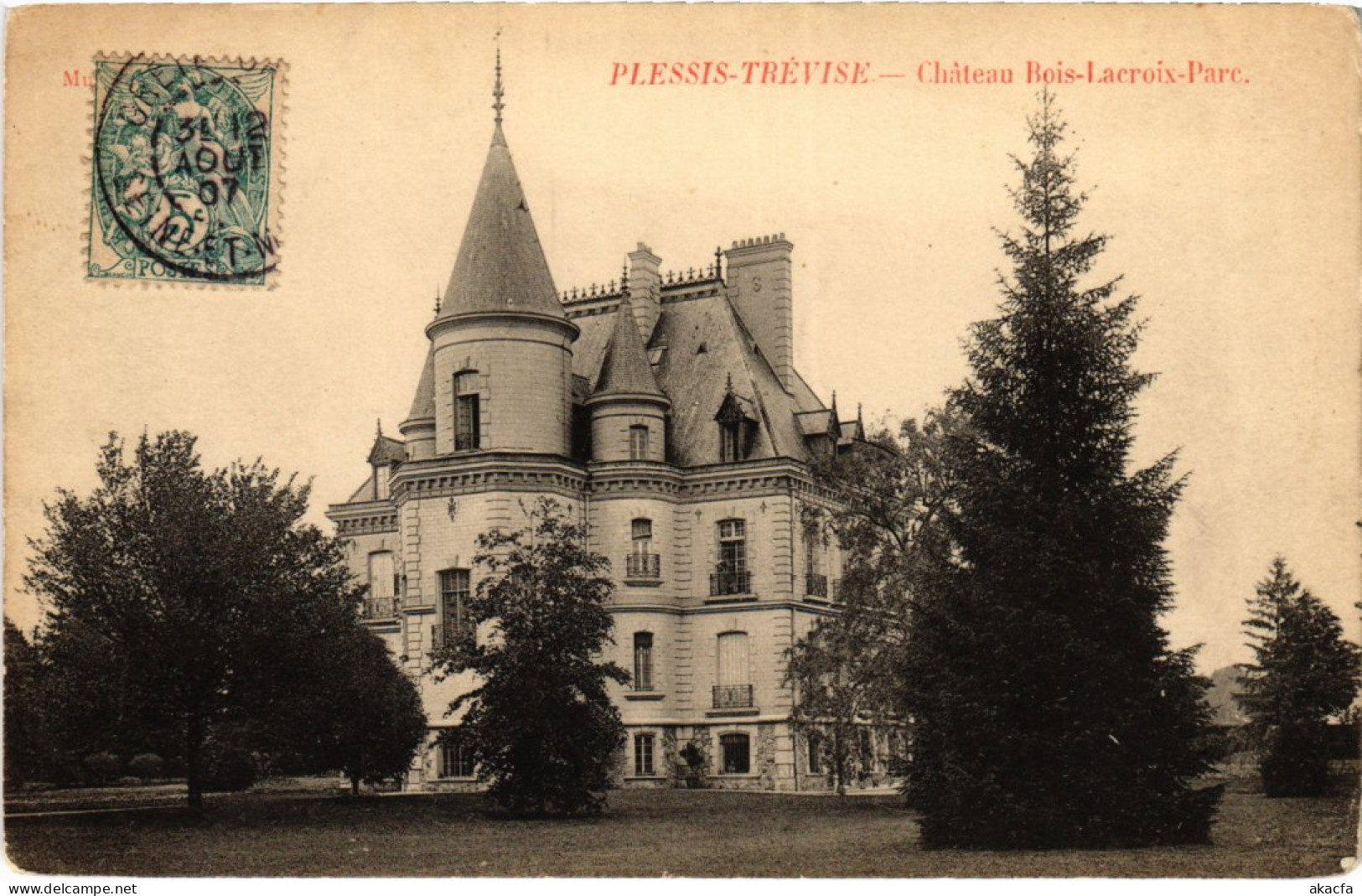 CPA Plessis-Trevise Chateau De Bois-Lacroix FRANCE (1370007) - Le Plessis Trevise