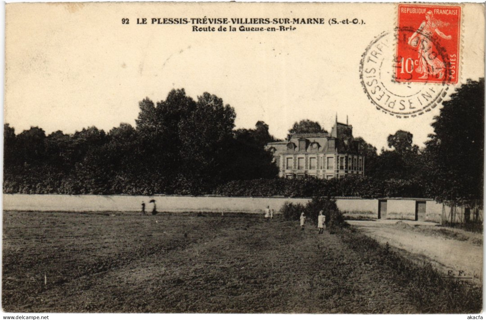 CPA Plessis-Trevise Route De La Queue En Brie FRANCE (1370009) - Le Plessis Trevise