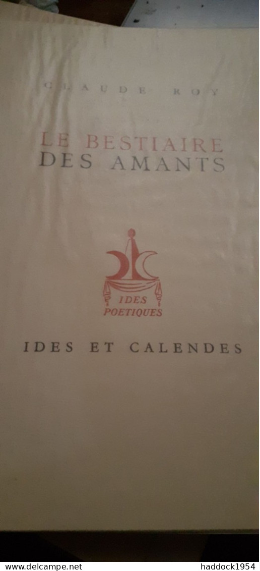 coffret de 4 ouvrages en édition originale ELUARD EMMANUEL ROY FRENAUD ides et calendes 1944