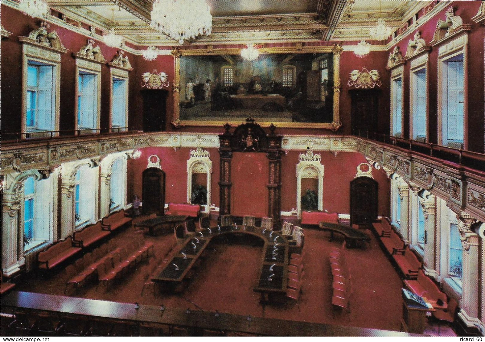 Cp Québec, L'assemblée Nationale, Le Salon Rouge - Québec - La Citadelle