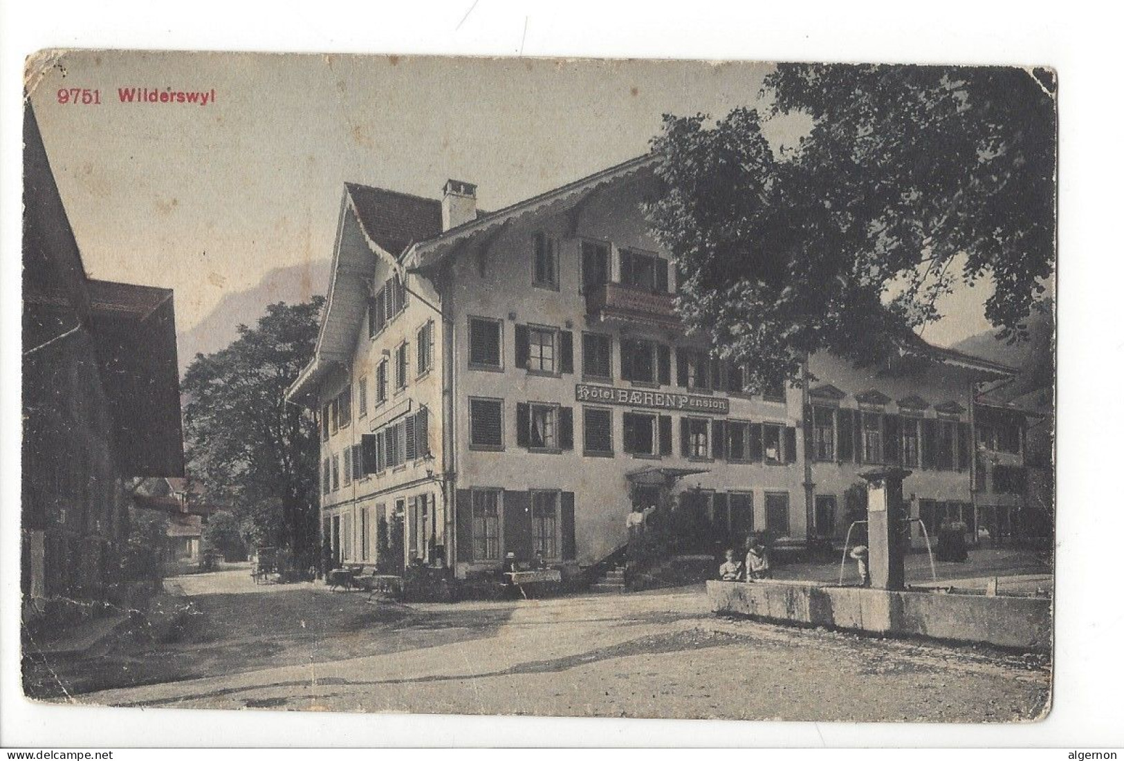 31738 - Wilderswil  Bärenplatz Mit Hotel Bären - Wilderswil