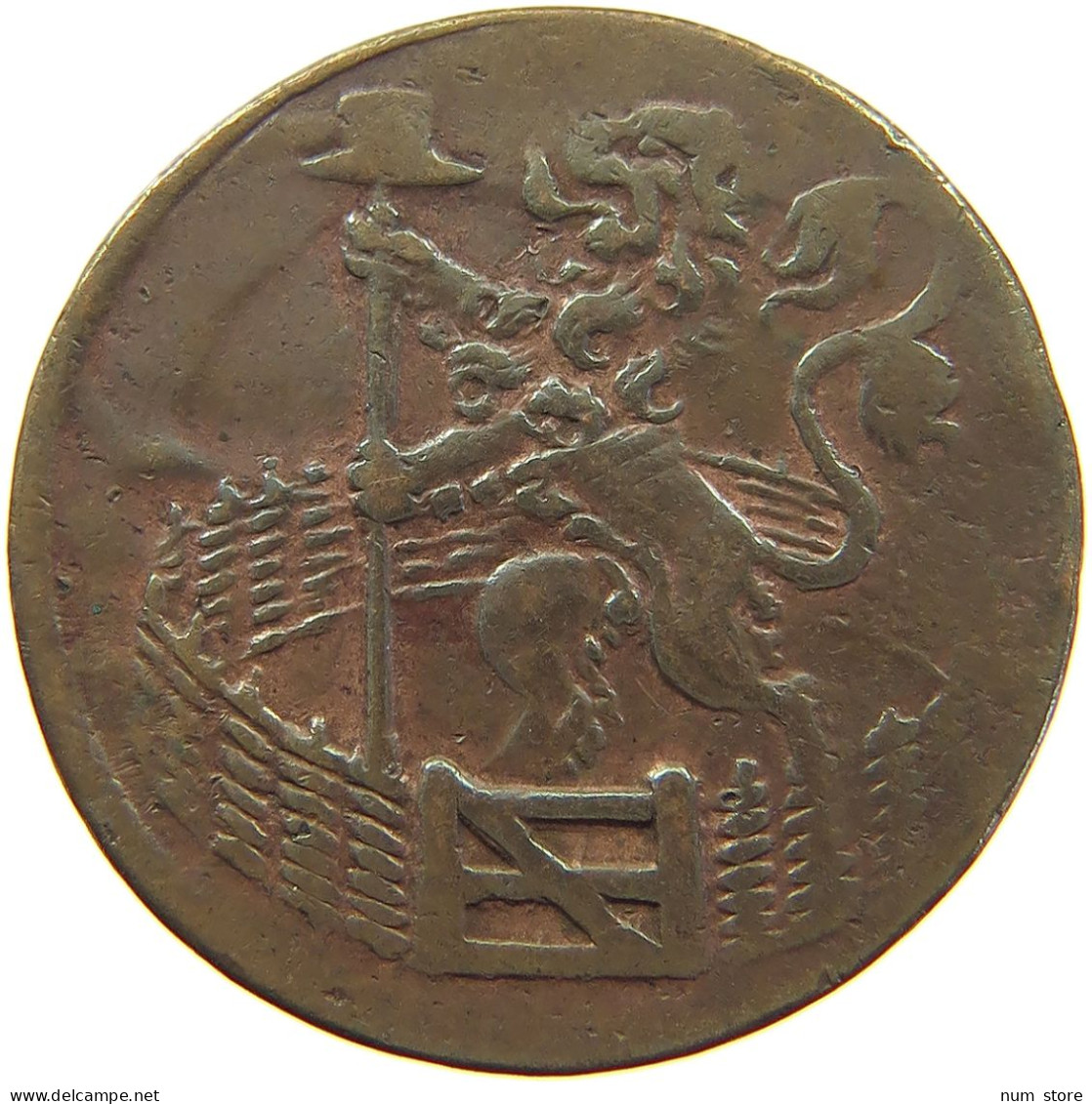 NETHERLANDS HOLLAND DUIT 1780  #c062 0095 - Monedas Provinciales