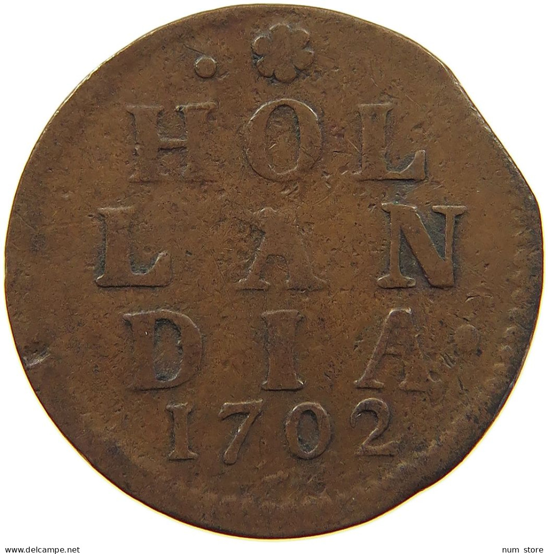 NETHERLANDS HOLLAND DUIT 1702  #c063 0579 - Provinciale Munten