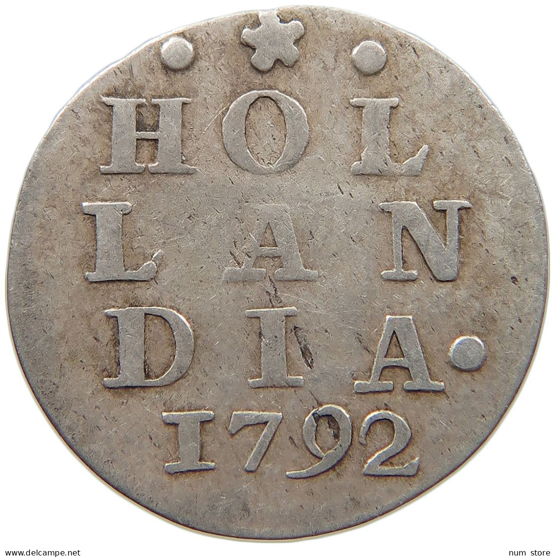 NETHERLANDS HOLLAND 2 STUIVERS 1792  #c004 0239 - Monnaies Provinciales