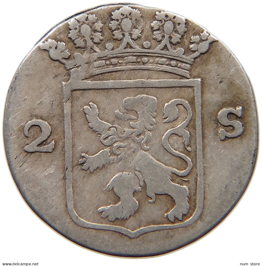 NETHERLANDS HOLLAND 2 STUIVERS 1792  #c004 0239 - Monete Provinciali