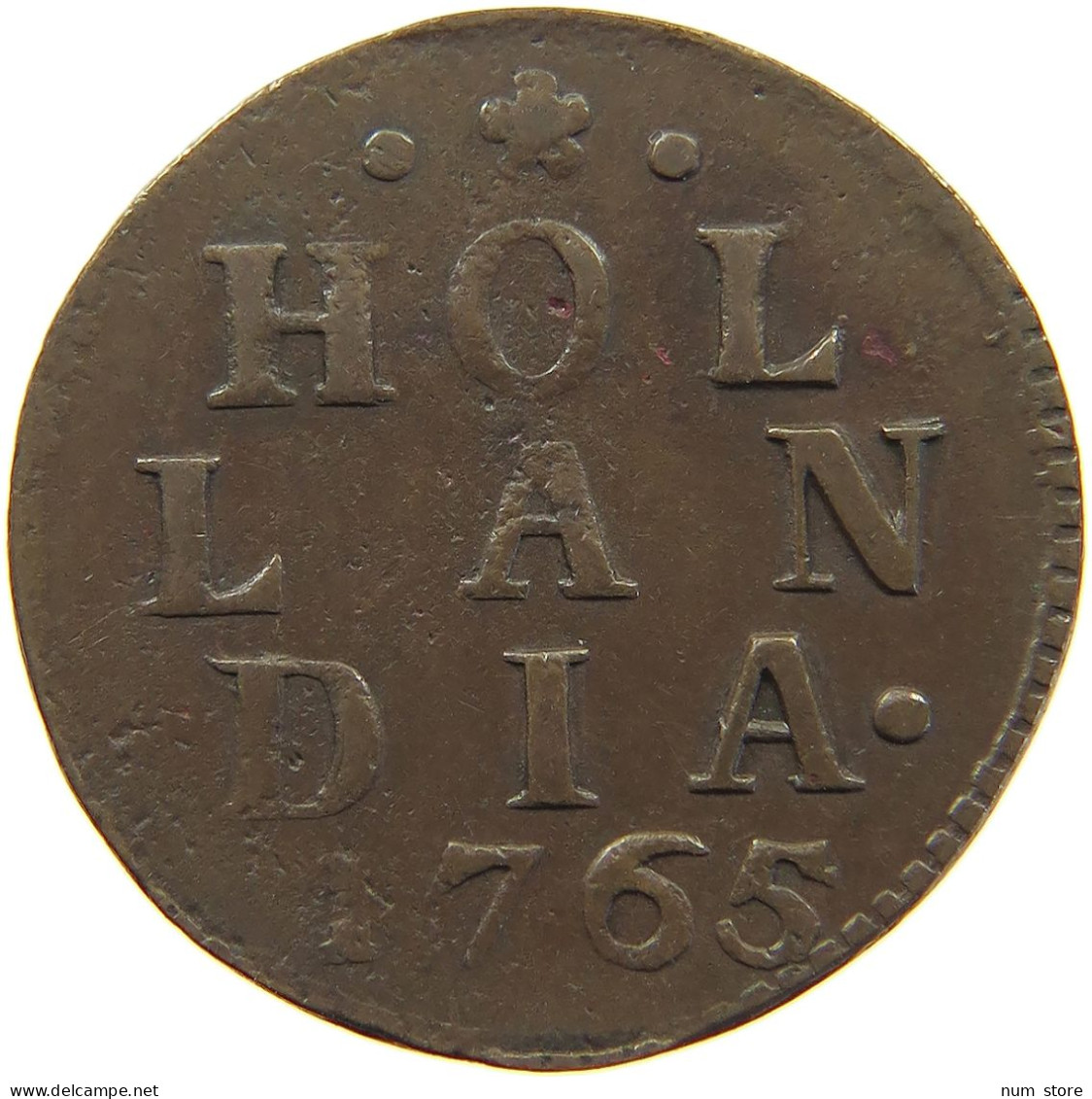 NETHERLANDS HOLLAND DUIT 1765  #c039 0083 - Monete Provinciali