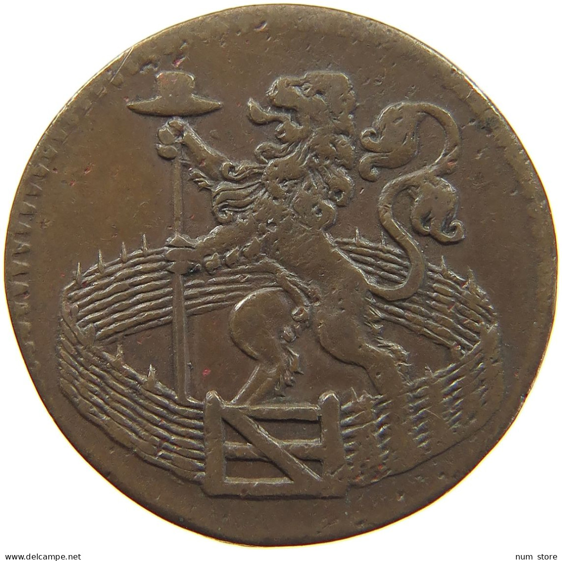 NETHERLANDS HOLLAND DUIT 1765  #c039 0083 - Monedas Provinciales