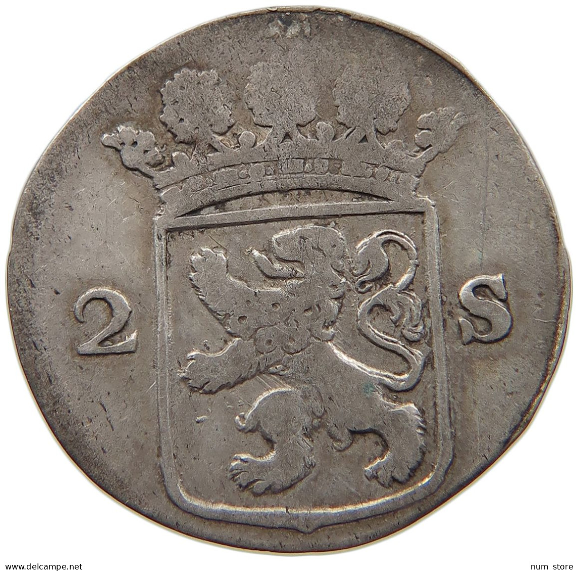 NETHERLANDS HOLLAND 2 STUIVERS 1784/0  #c004 0237 - Monnaies Provinciales