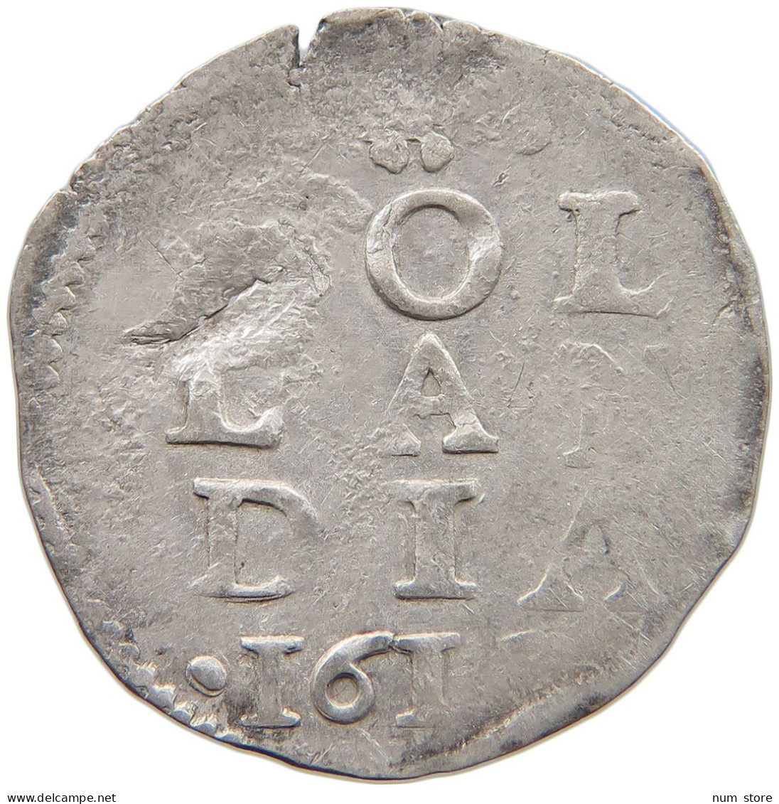 NETHERLANDS HOLLAND 2 STUIVERS 161.  #c004 0225 - Provincial Coinage