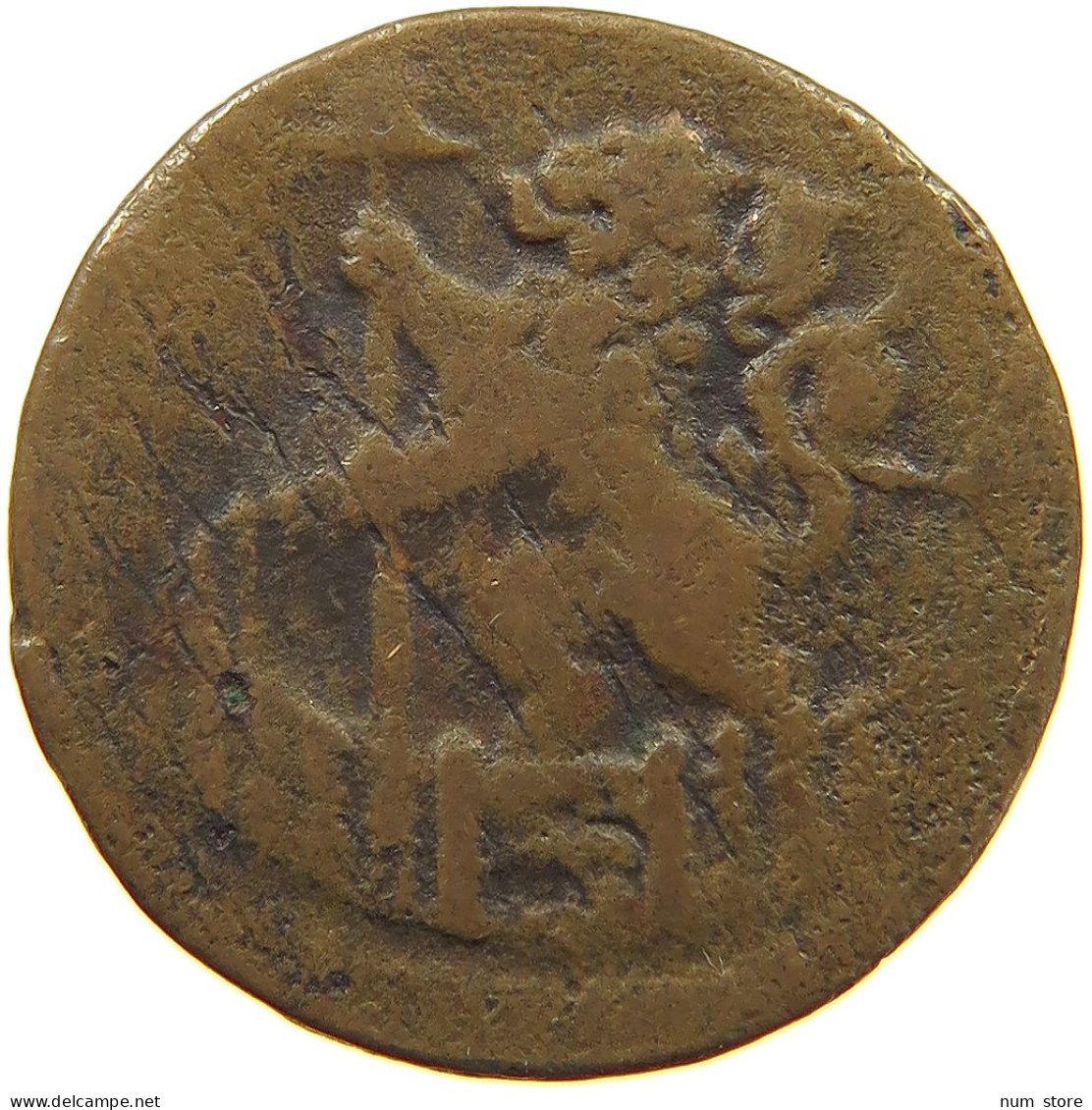 NETHERLANDS HOLLAND DUIT 1702  #a085 0249 - Monedas Provinciales