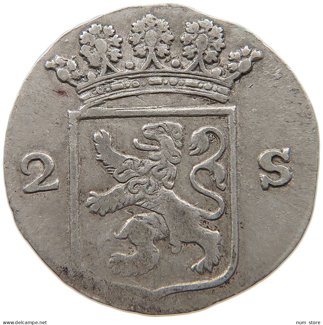 NETHERLANDS HOLLAND 2 STUIVERS 1792  #a032 0987 - Monedas Provinciales