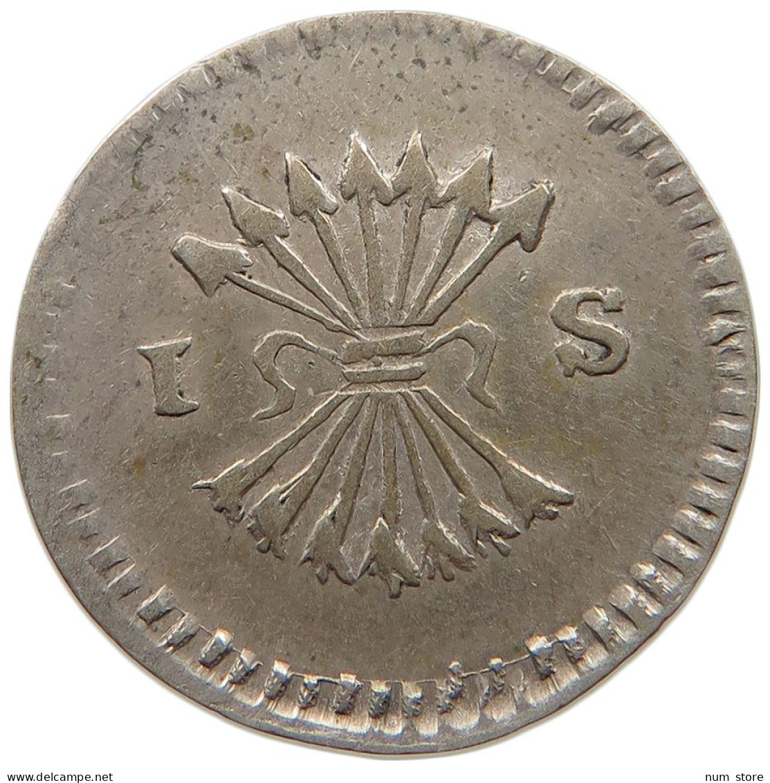 NETHERLANDS GELDERLAND STUIVER 1785  #t156 0195 - Provincial Coinage