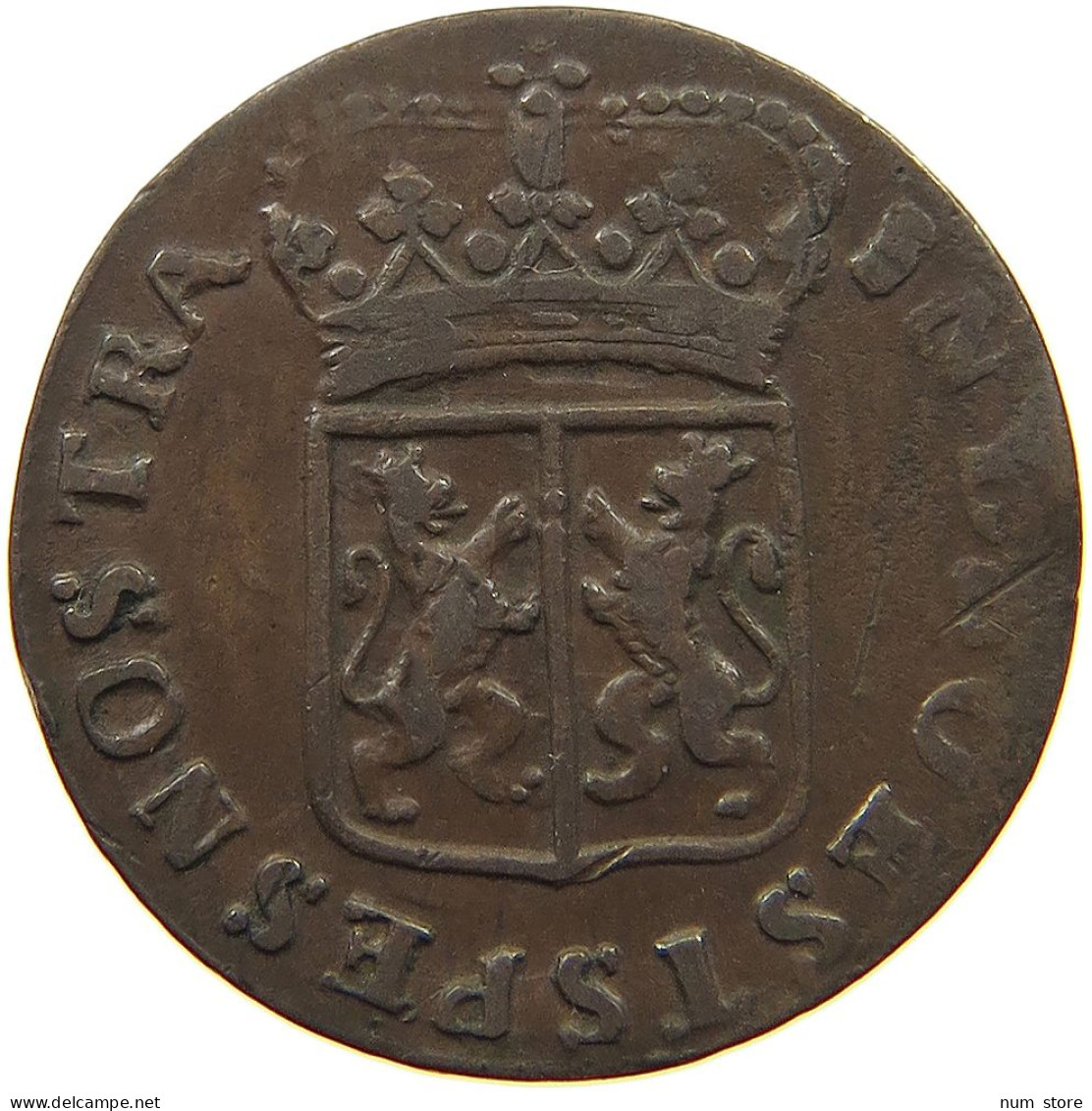 NETHERLANDS GELDERLAND DUIT 1765  #t113 0223 - Provincial Coinage