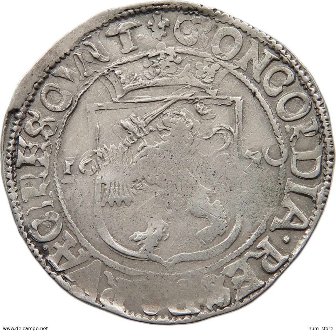 NETHERLANDS GELDERLAND DAALDER 1620 DOUBLE STRUCK #t082 0207 - Monedas Provinciales