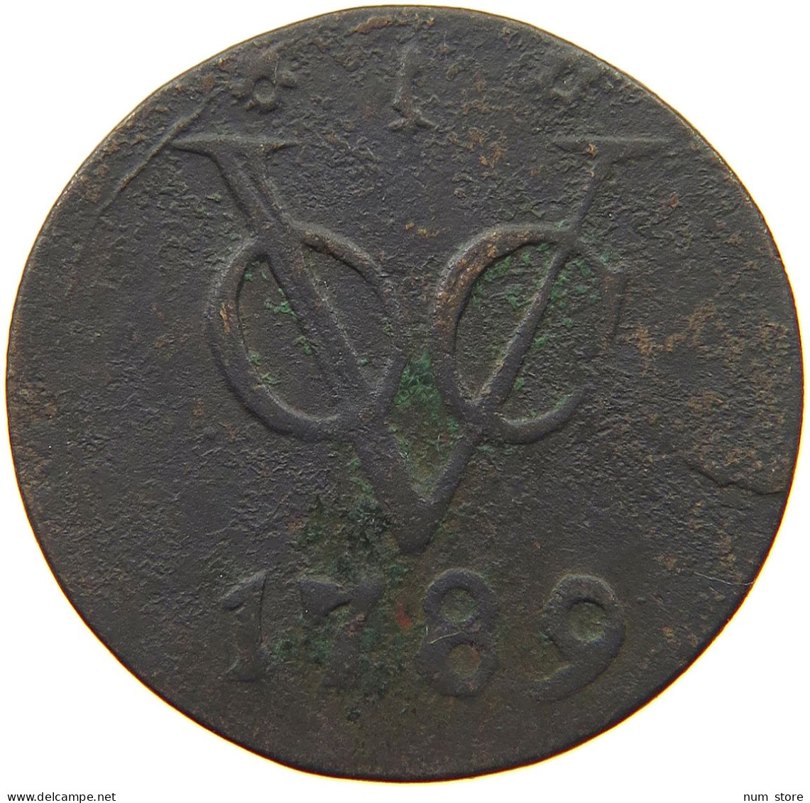 NETHERLANDS GELDERLAND DUIT 1789  #t110 0081 - Monedas Provinciales