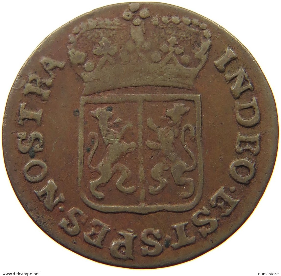 NETHERLANDS GELDERLAND DUIT 1786  #s036 0535 - Monnaies Provinciales