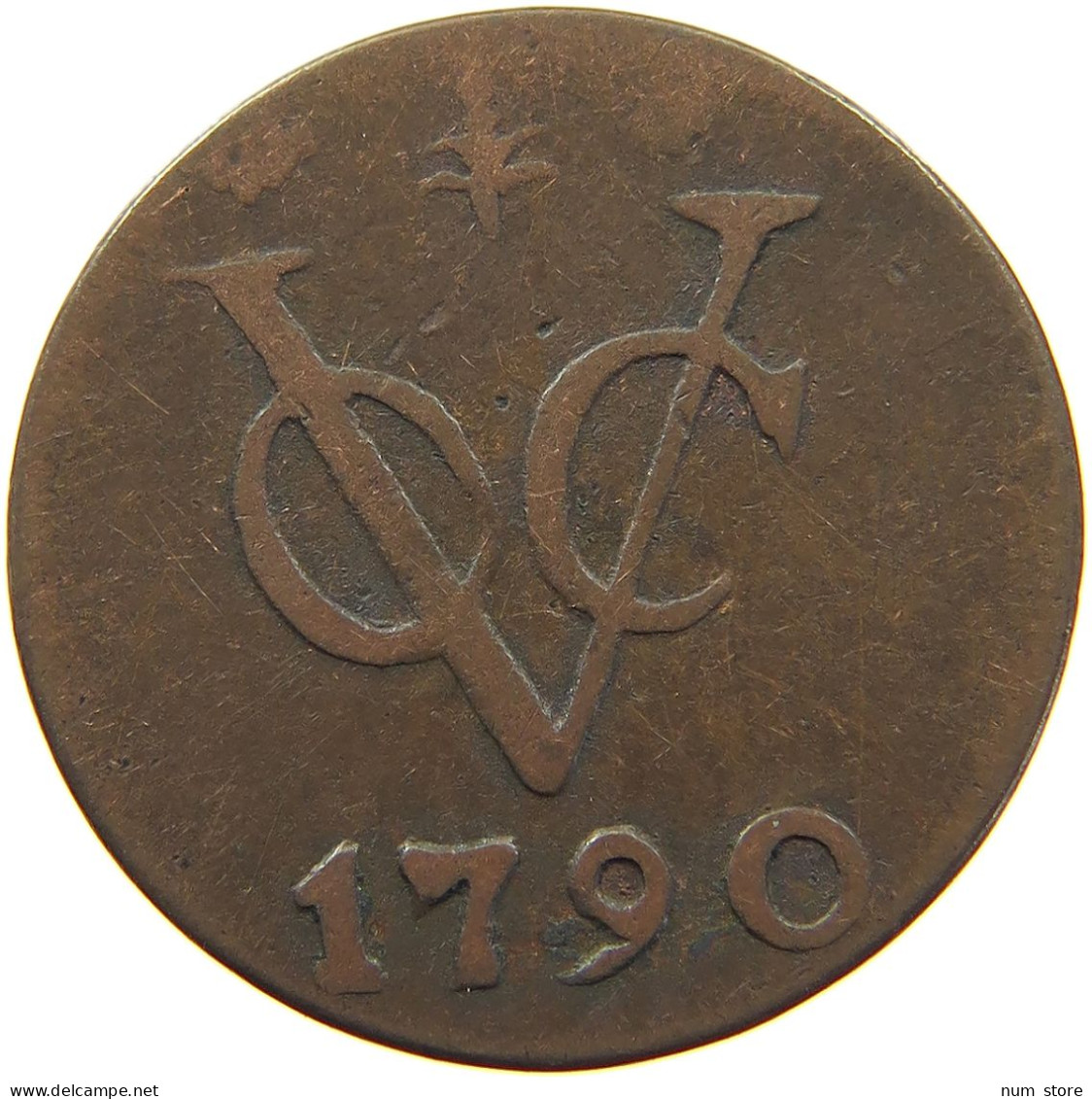 NETHERLANDS GELDERLAND DUIT 1790  #c063 0681 - Provincial Coinage