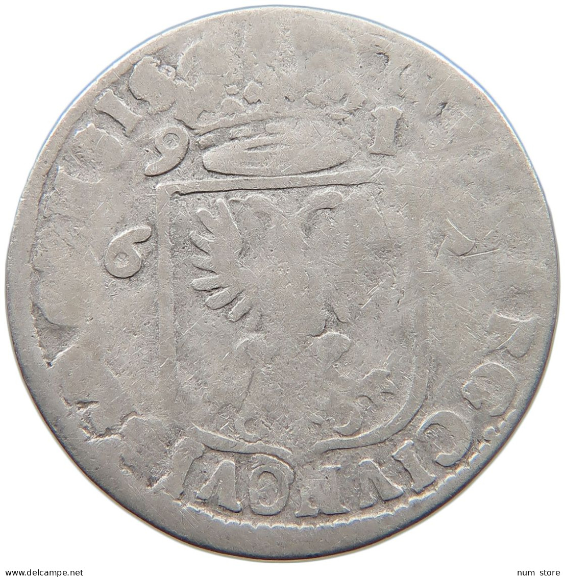 NETHERLANDS GELDERLAND GULDEN 1713  #c004 0255 - Provincial Coinage