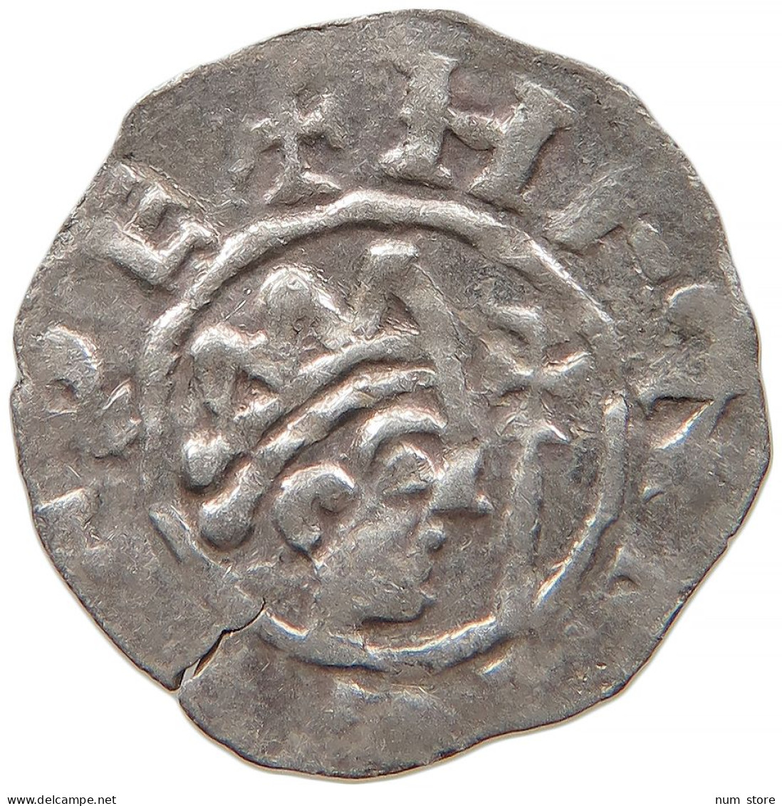 NETHERLANDS FRIESLAND DENARIUS  Bruno III. 1038–1057 Dbg. 498 #t021 0037 - Monete Provinciali