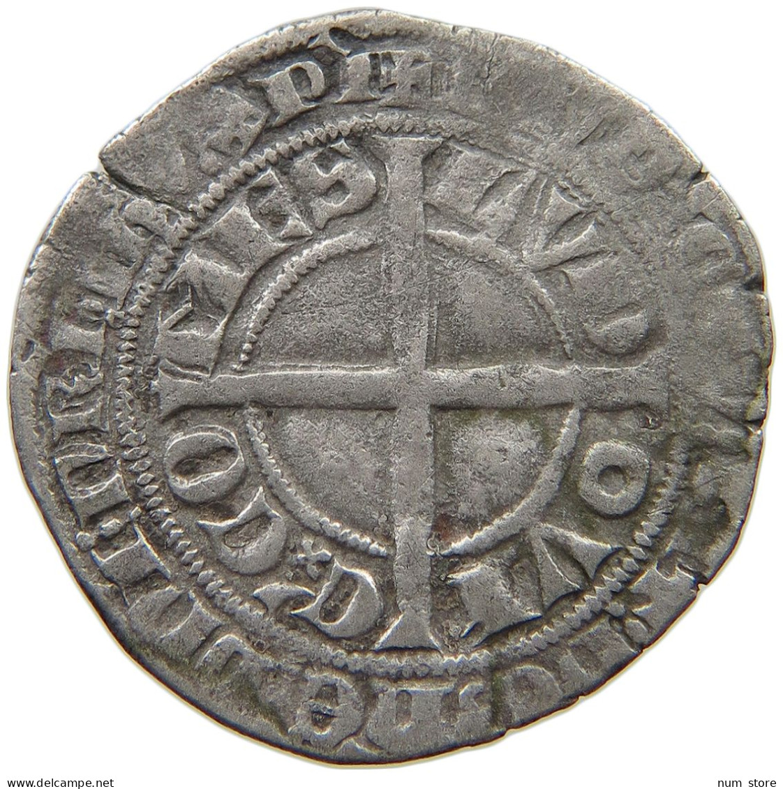 NETHERLANDS FLANDRES GROS 1346-1384 Louis De Male (1346-1384) #t113 0061 - Monete Provinciali