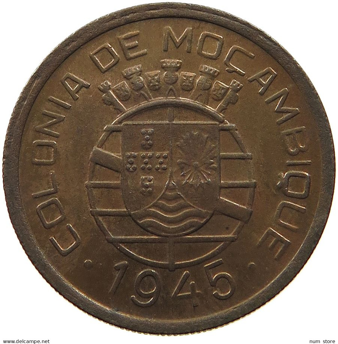 MOZAMBIQUE 50 CENTAVOS 1945  #t059 0405 - Mosambik