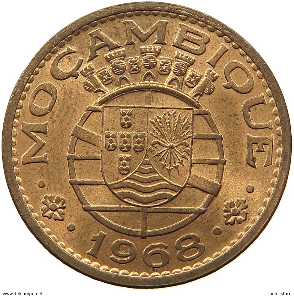 MOZAMBIQUE ESCUDO 1968  #t059 0399 - Mozambique