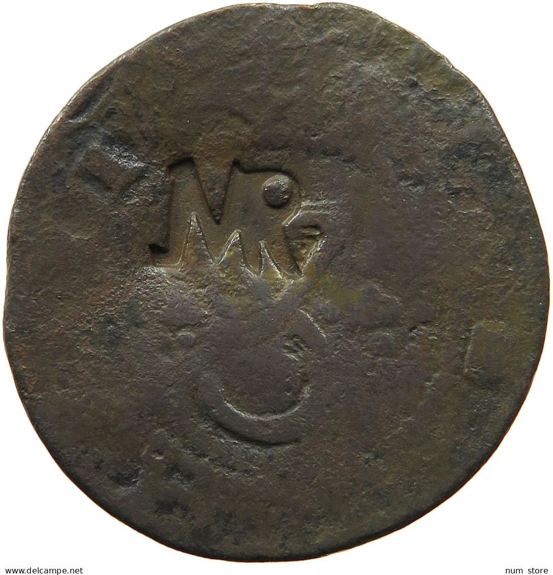 MOZAMBIQUE REIS  MOZAMBIQUE COPPER REIS COUNTERMARKED MR VERY RARE #t059 0385 - Mosambik