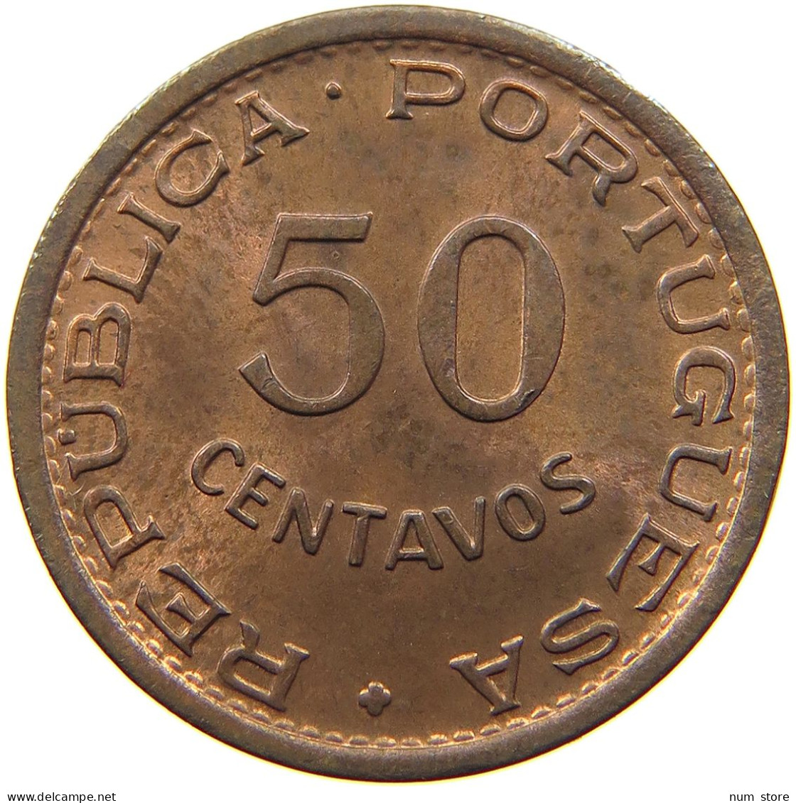 MOZAMBIQUE 50 CENTAVOS 1957  #t059 0413 - Mozambique