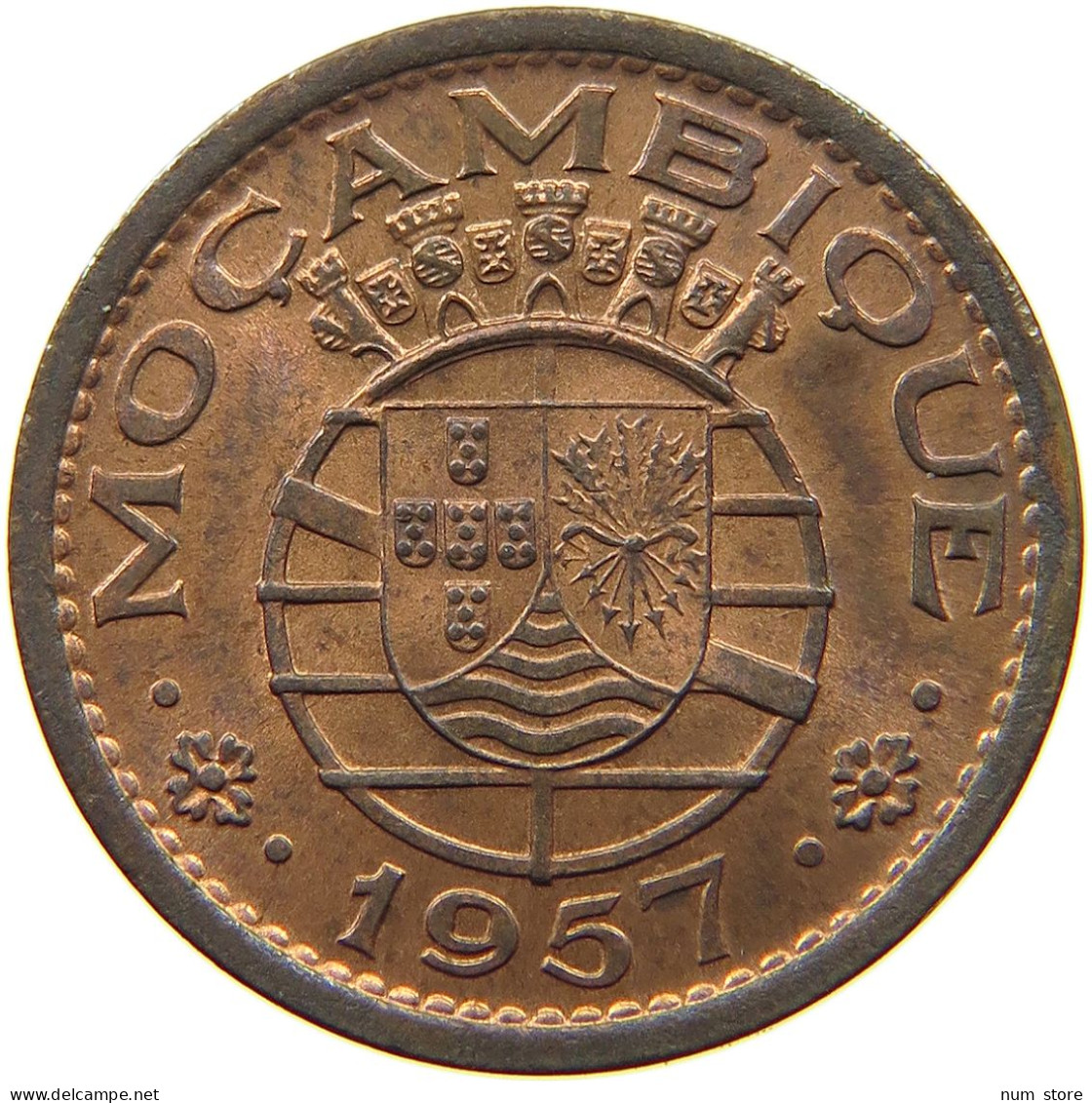 MOZAMBIQUE 50 CENTAVOS 1957  #t059 0413 - Mosambik