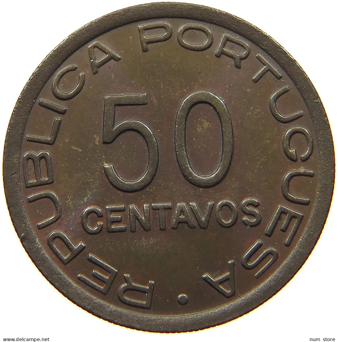 MOZAMBIQUE 50 CENTAVOS 1945  #s076 0375 - Mosambik