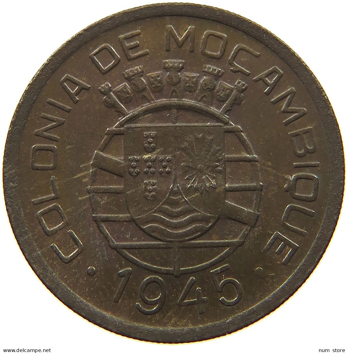 MOZAMBIQUE 50 CENTAVOS 1945  #s076 0375 - Mozambique