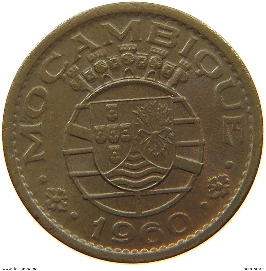 MOZAMBIQUE 10 CENTAVOS 1960  #s067 0503 - Mozambique