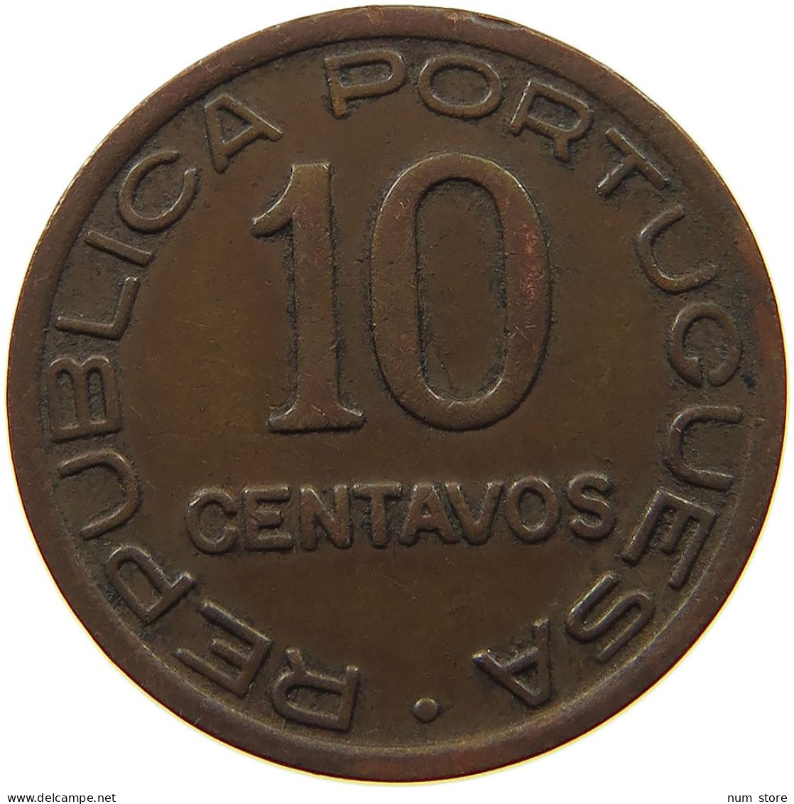 MOZAMBIQUE 10 CENTAVOS 1942  #s050 0583 - Mozambique