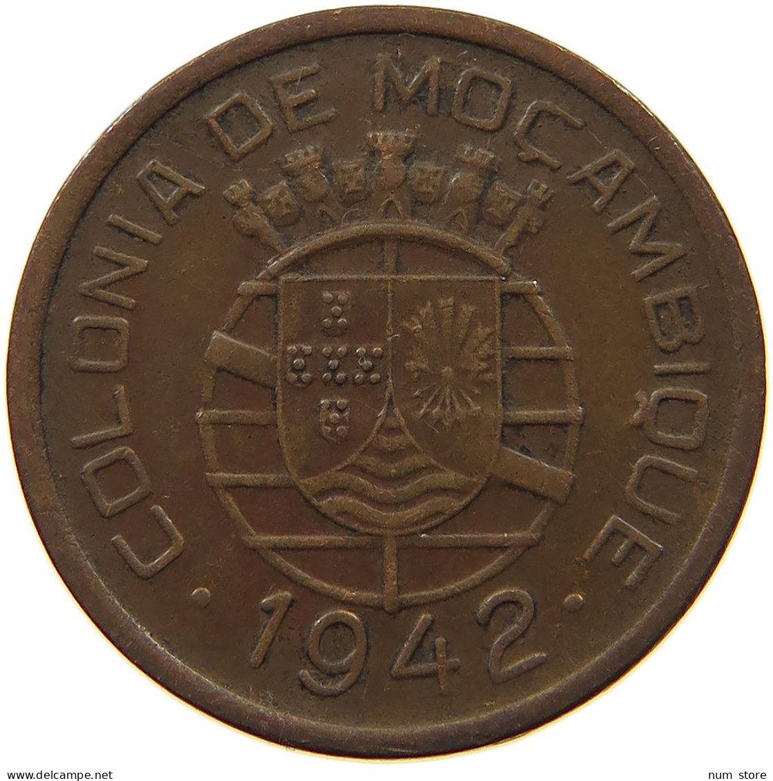 MOZAMBIQUE 10 CENTAVOS 1942  #s050 0583 - Mosambik