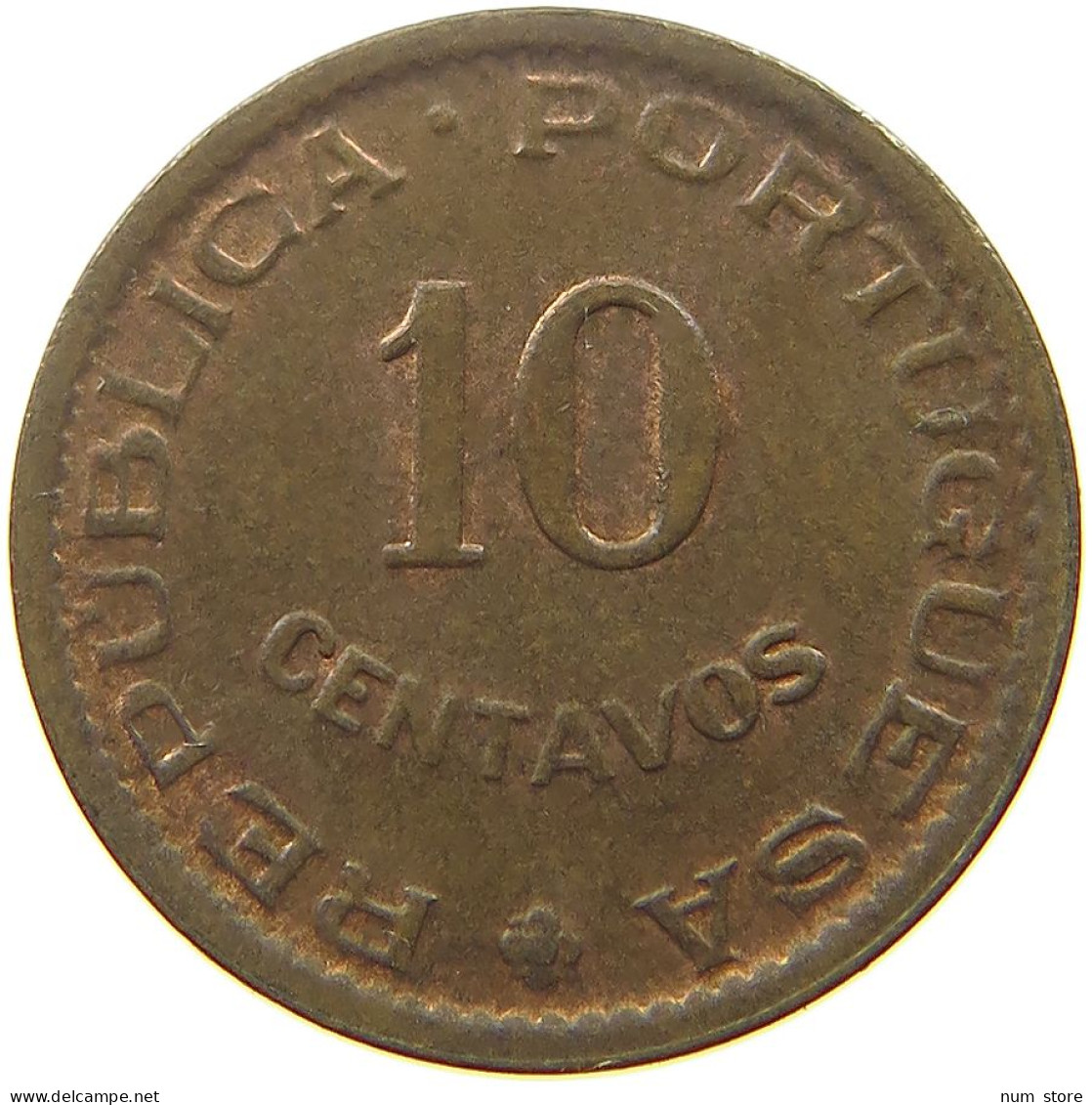 MOZAMBIQUE 10 CENTAVOS 1960  #s052 0357 - Mozambique