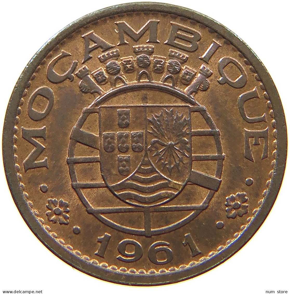 MOZAMBIQUE 20 CENTAVOS 1961  #s062 0489 - Mozambico