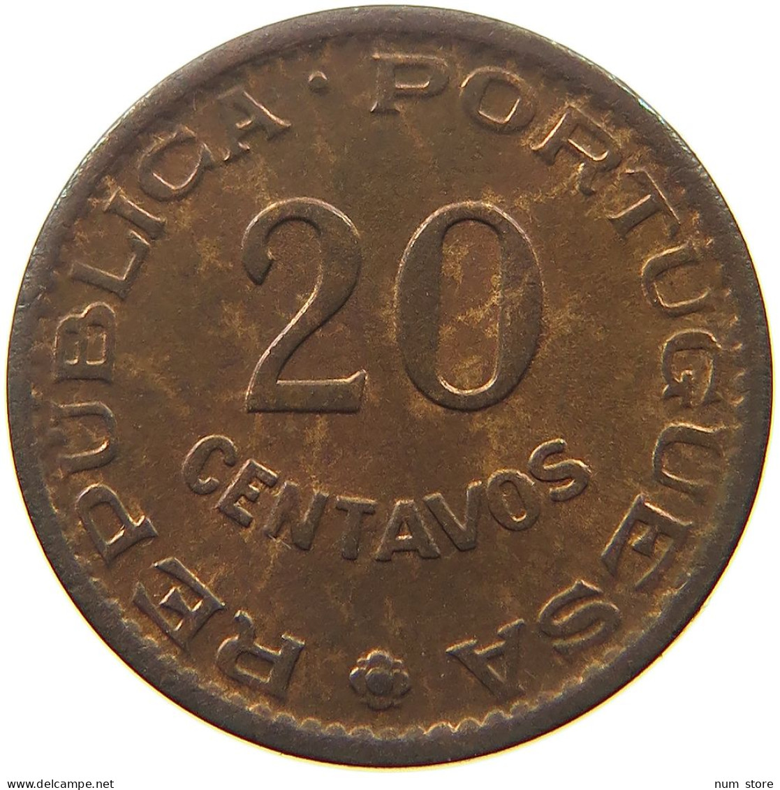 MOZAMBIQUE 20 CENTAVOS 1961  #s052 0139 - Mosambik