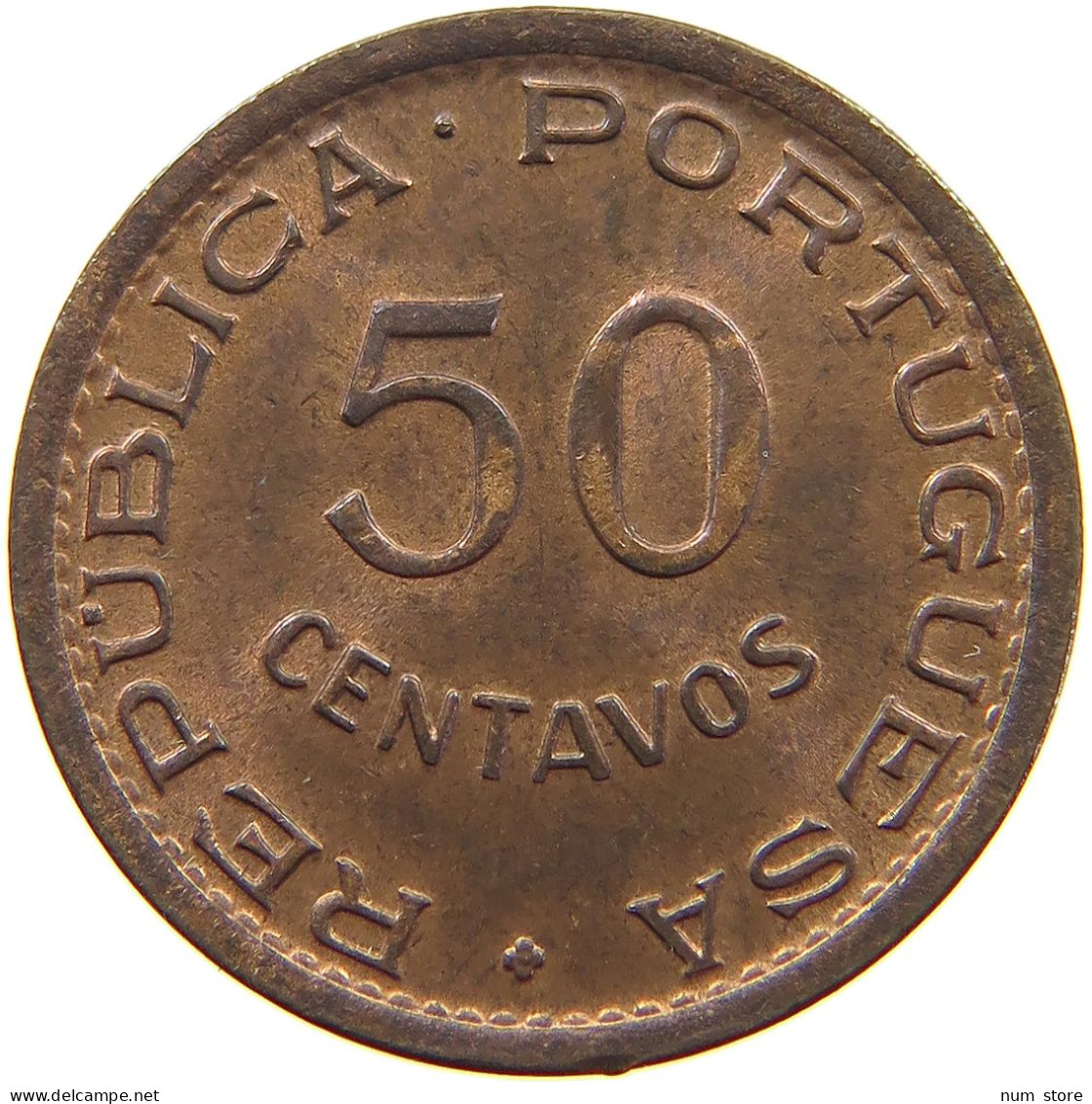 MOZAMBIQUE 50 CENTAVOS 1957  #s062 0283 - Mosambik