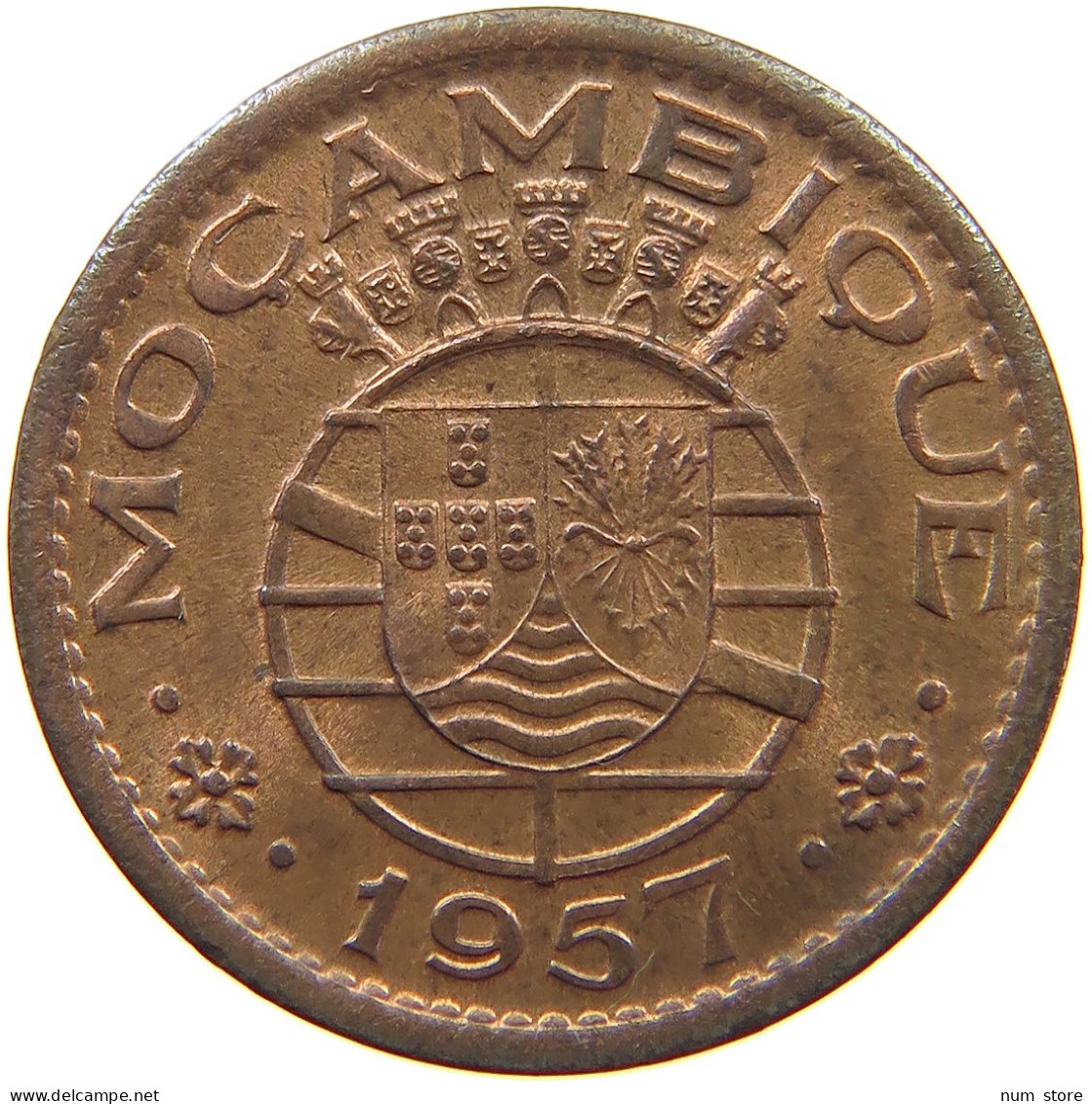 MOZAMBIQUE 50 CENTAVOS 1957  #s062 0283 - Mosambik