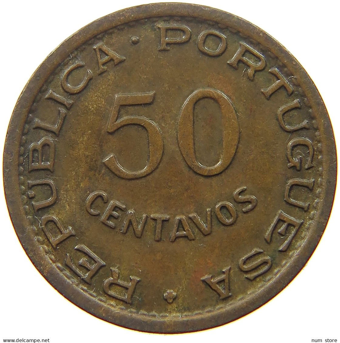 MOZAMBIQUE 50 CENTAVOS 1957  #s051 0605 - Mozambique