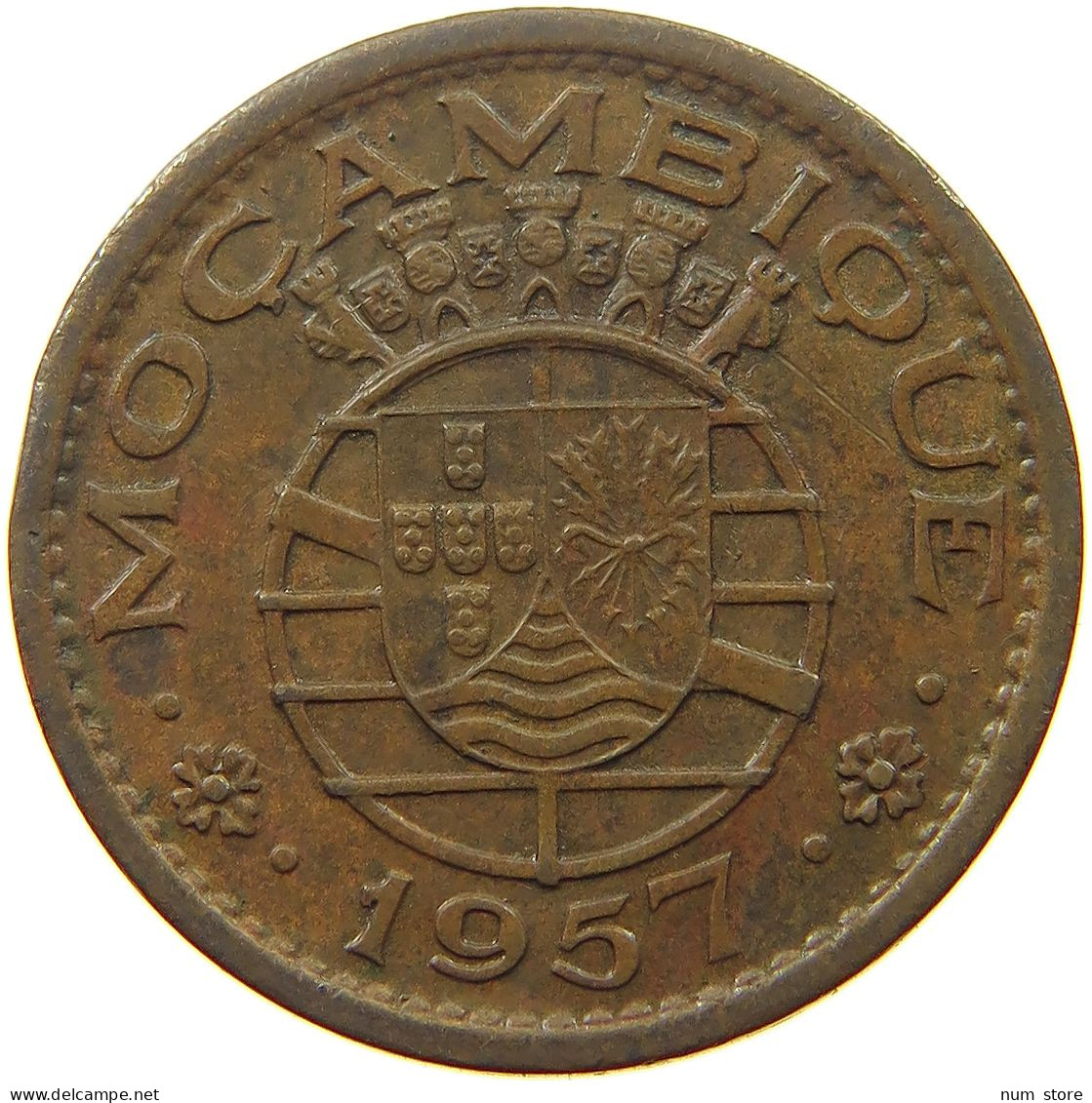 MOZAMBIQUE 50 CENTAVOS 1957  #s051 0605 - Mozambico