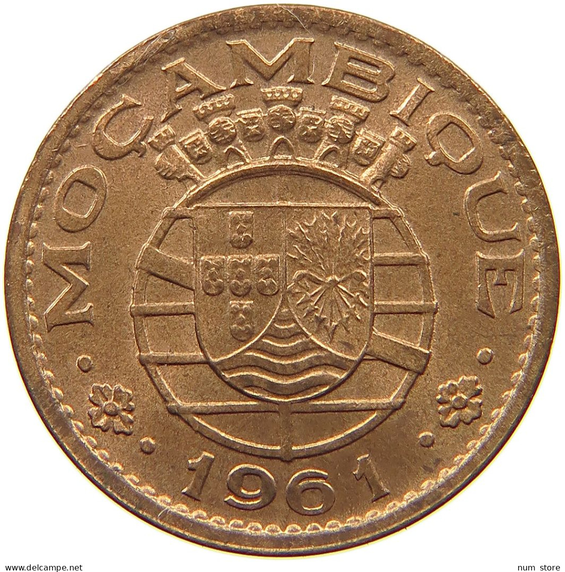 MOZAMBIQUE 20 CENTAVOS 1961  #s045 0159 - Mozambique