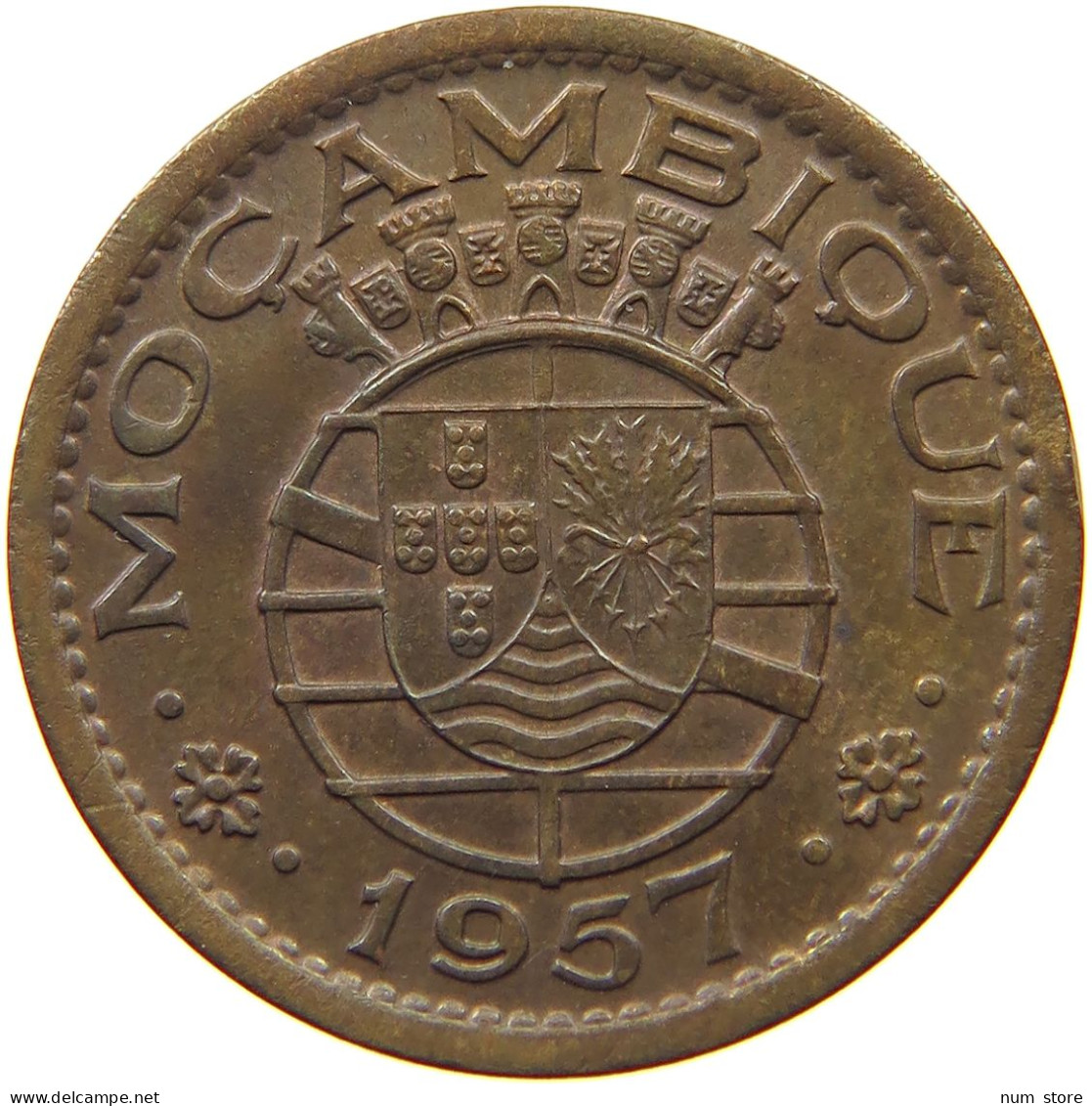 MOZAMBIQUE 50 CENTAVOS 1957  #s045 0149 - Mozambique