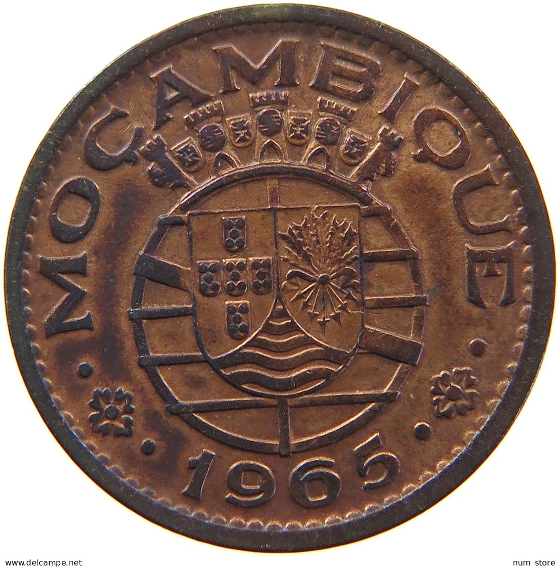 MOZAMBIQUE ESCUDO 1965  #s029 0267 - Mozambique