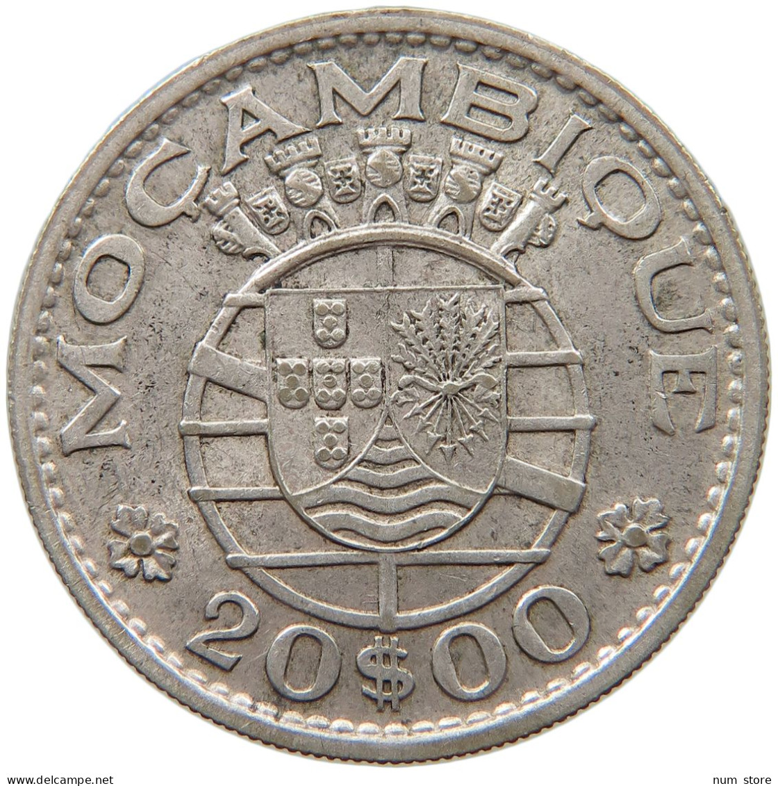 MOZAMBIQUE 20 ESCUDOS 1960  #s015 0223 - Mozambico