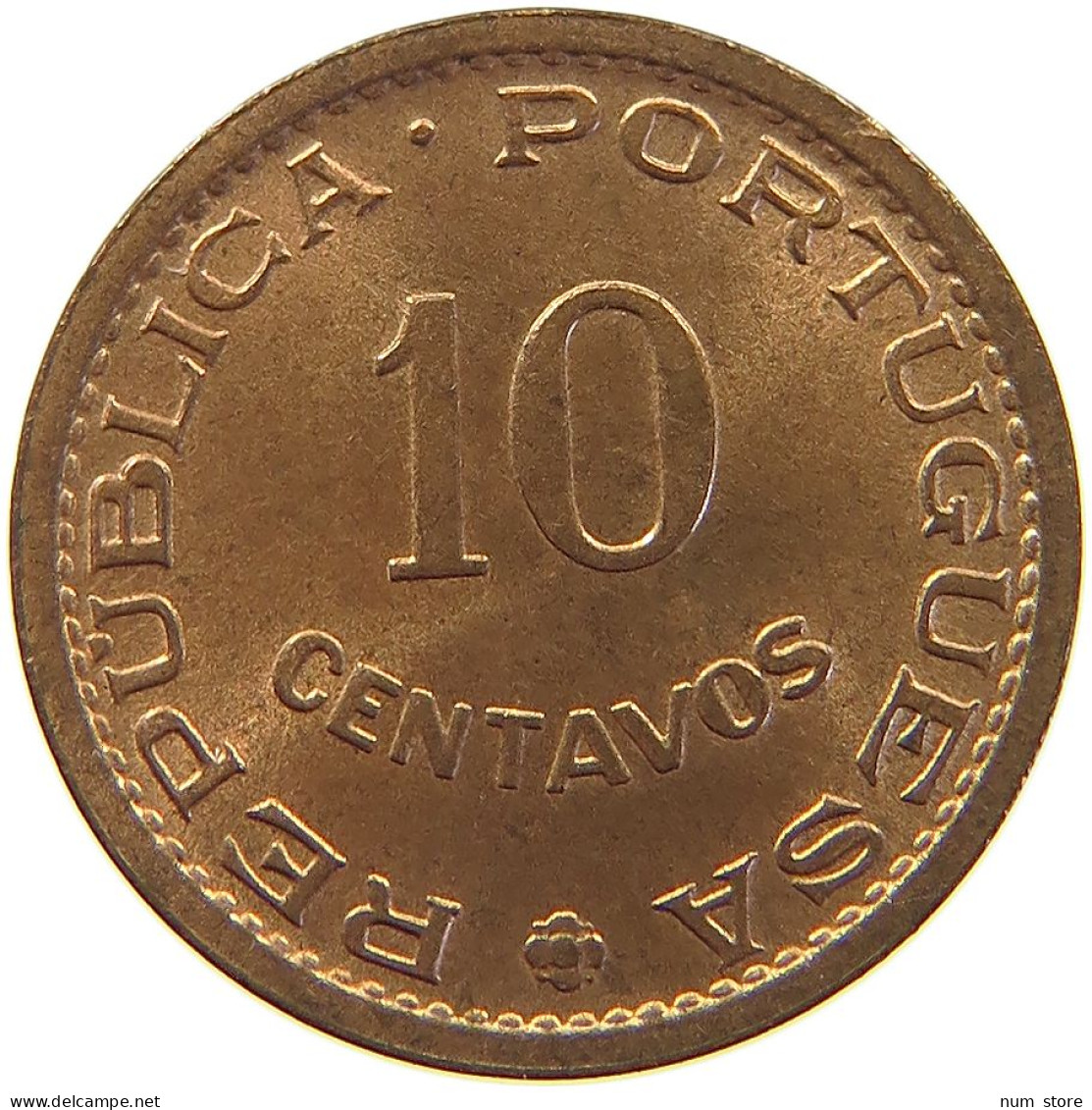 MOZAMBIQUE 10 CENTAVOS 1960  #s024 0185 - Mozambico