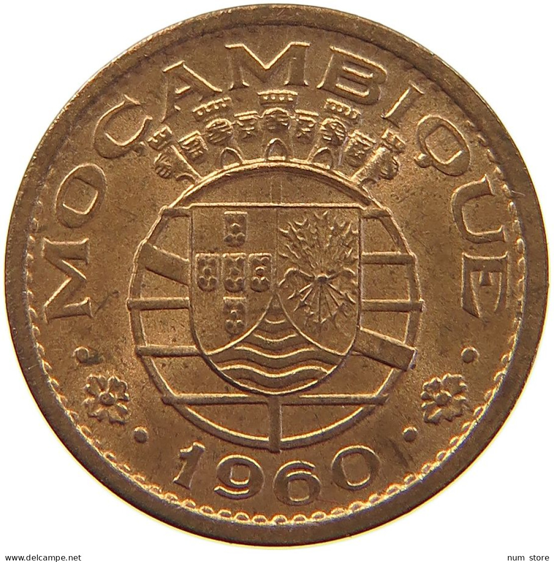 MOZAMBIQUE 10 CENTAVOS 1960  #s024 0185 - Mozambique